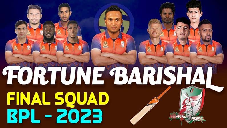 Fortune Barishal Squad 2023
