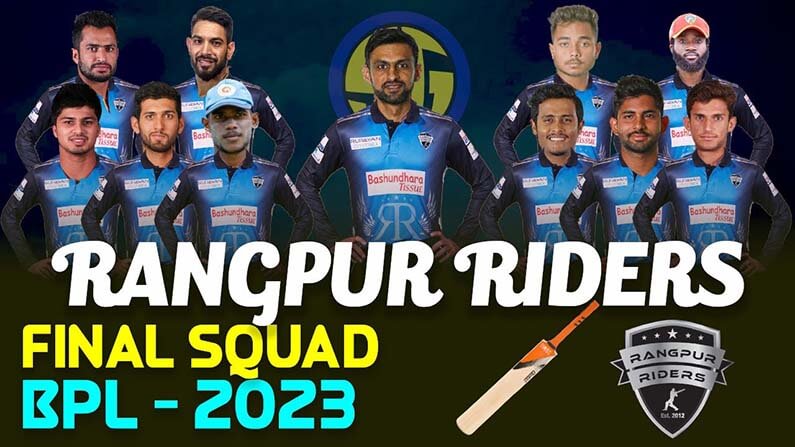 Rangpur Riders Squad 2023
